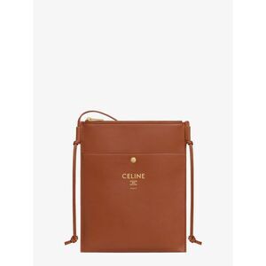 Celine Women Sharp Leather Crossbody With Logo On The Front